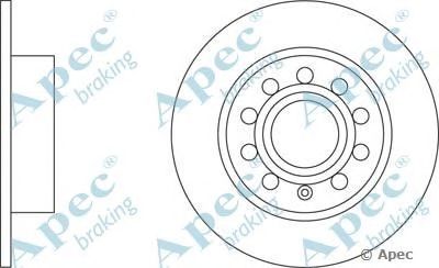 APEC BRAKING dsk2221 -  Тормозной диск